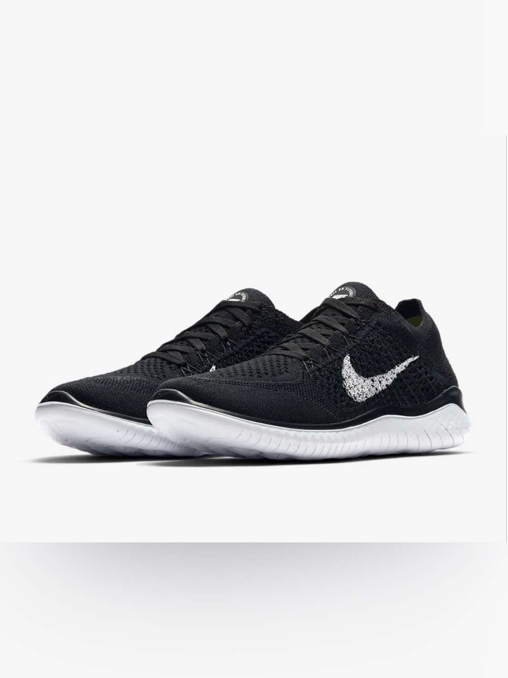 Nike Black Flyknit Running Shoes-NWOB